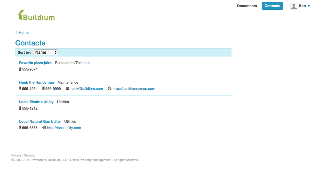 Buildium's responsive resident portal How your residents see it