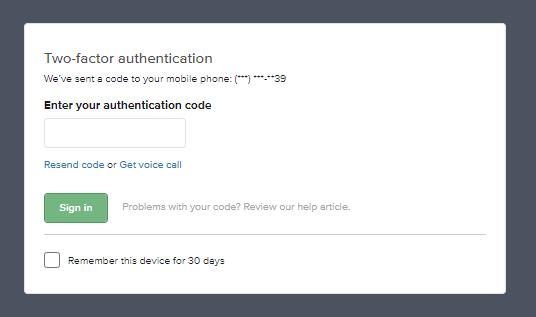 Two-Factor Authentication Has Arrived