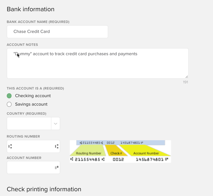 How to track credit card expenses in Buildium