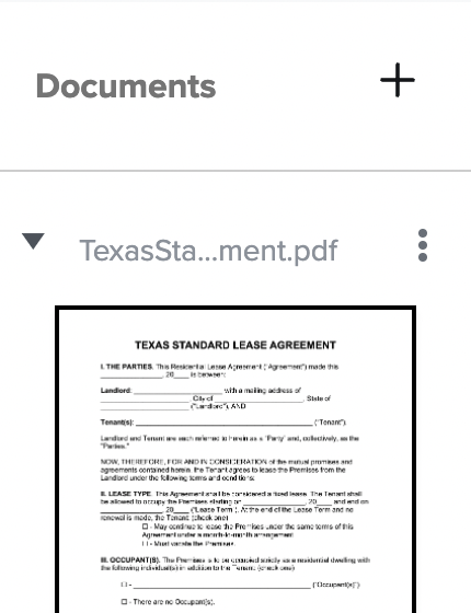 Creating and Managing Lease Templates for eSignature