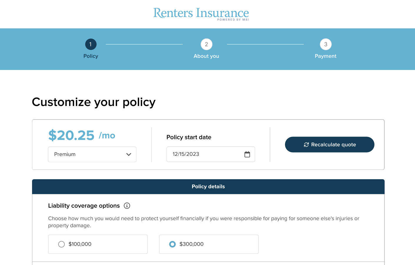 Updates to Renters Insurance