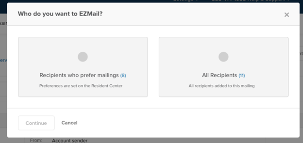 Paperless Preferences for Mailings and Emails