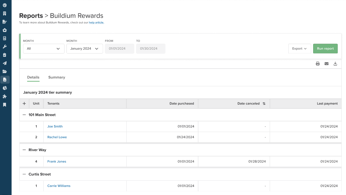 Buildium Rewards for Rent Reporting